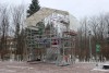 Монтаж выставочного стенда для совещания главных механиков нефтеперерабатывающих и нефтехимических предприятий России на базе отдыха