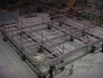 Подвижное основание хвостовой части дока для самолёта Суперджет 100